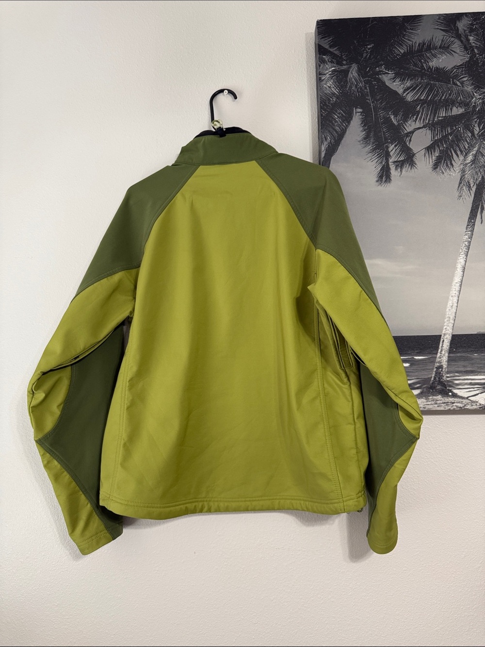 L.L.Bean Men’s Green Colorblock Outdoor Shell Jacket M Vintage - Picture 9 of 9